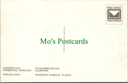 Somerset Postcard - Minehead and District, Porlock Weir, Allerford RS31039