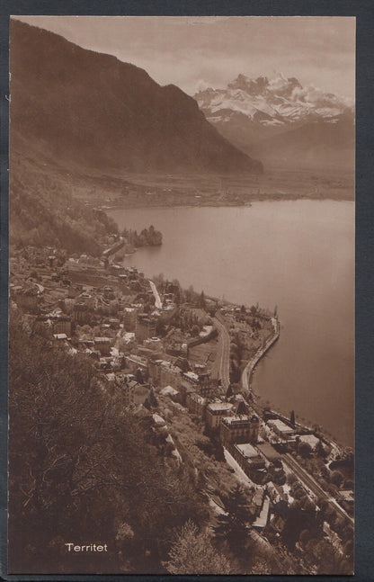 Switzerland Postcard - View of Territet    RS5988