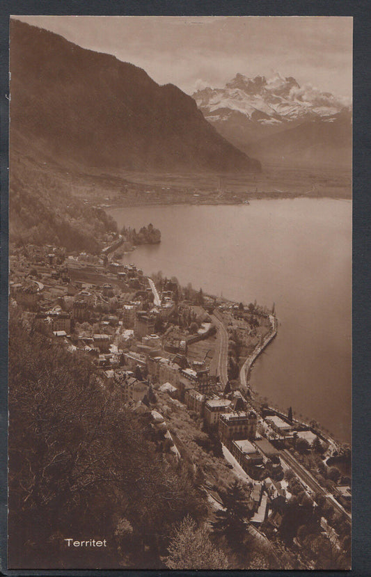 Switzerland Postcard - View of Territet    RS5988