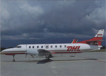 Load image into Gallery viewer, Aviation Postcard -DHL European Air Transport Swearingen Metro Aeroplane RR18844
