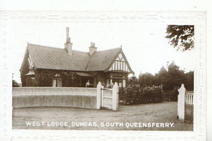 Scotland Postcard - West Lodge - Dundas, South Queensferry  RR9937