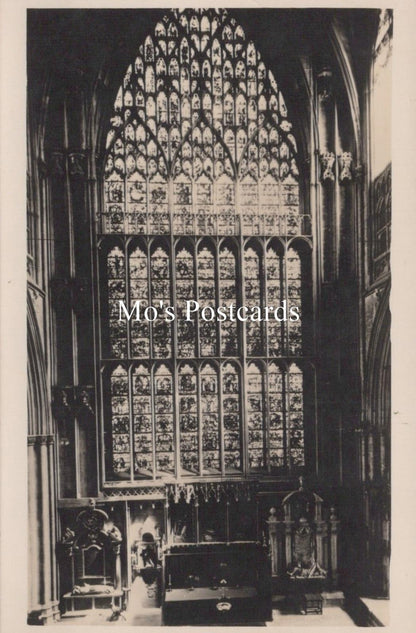 Yorkshire Postcard - York Minster, The East Window   RS40836