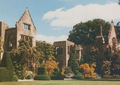 Sussex Postcard - The Mansion Ruins, Nymans Garden, Handcross  RRR1065
