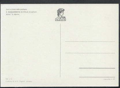Italy Postcard - S.Margherita Di Pula (Cagliari) Hotel "Is Morus"  RR1945