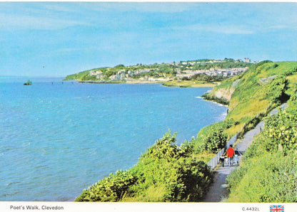 Somerset Postcard - Poet's Walk, Clevedon  SM196