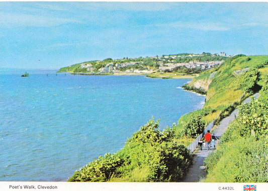 Somerset Postcard - Poet's Walk, Clevedon  SM196