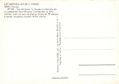 France Postcard - Aerial View of Sens, Yonne    RRR356