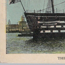 Load image into Gallery viewer, Naval History Postcard - HMS Victory in Portsmouth Harbour. Posted 1913 -RS39391
