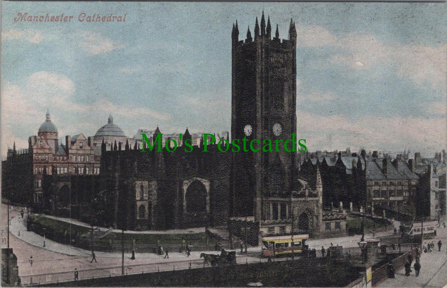 Lancashire Postcard - Manchester Cathedral  DC1486