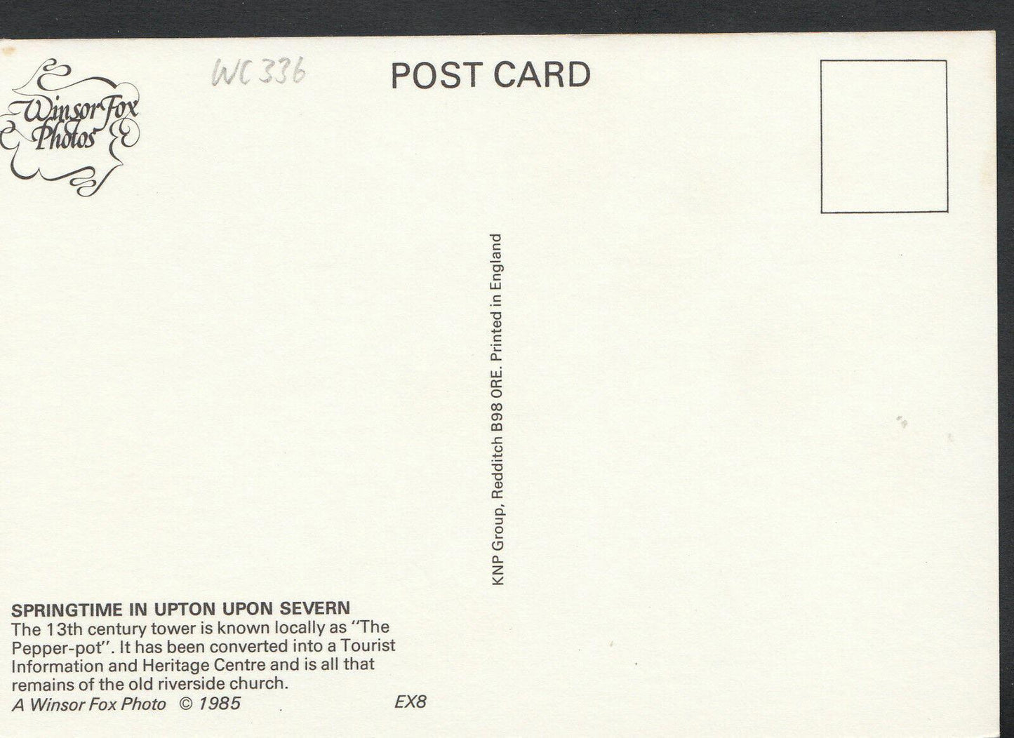 Worcestershire Postcard - Springtime In Upton Upon Severn  WC336