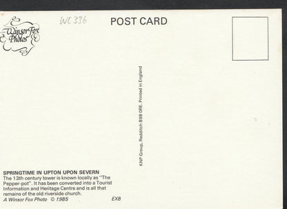 Worcestershire Postcard - Springtime In Upton Upon Severn  WC336
