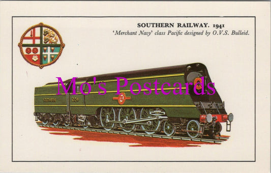 Railway Transport Postcard - Trains, Southern Railway, 1941  RS37875