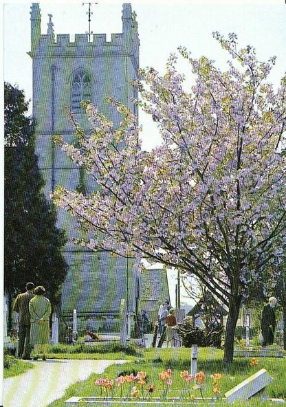 Oxfordshire Postcard - St Martin's Church, Bladon, Woodstock   AB465