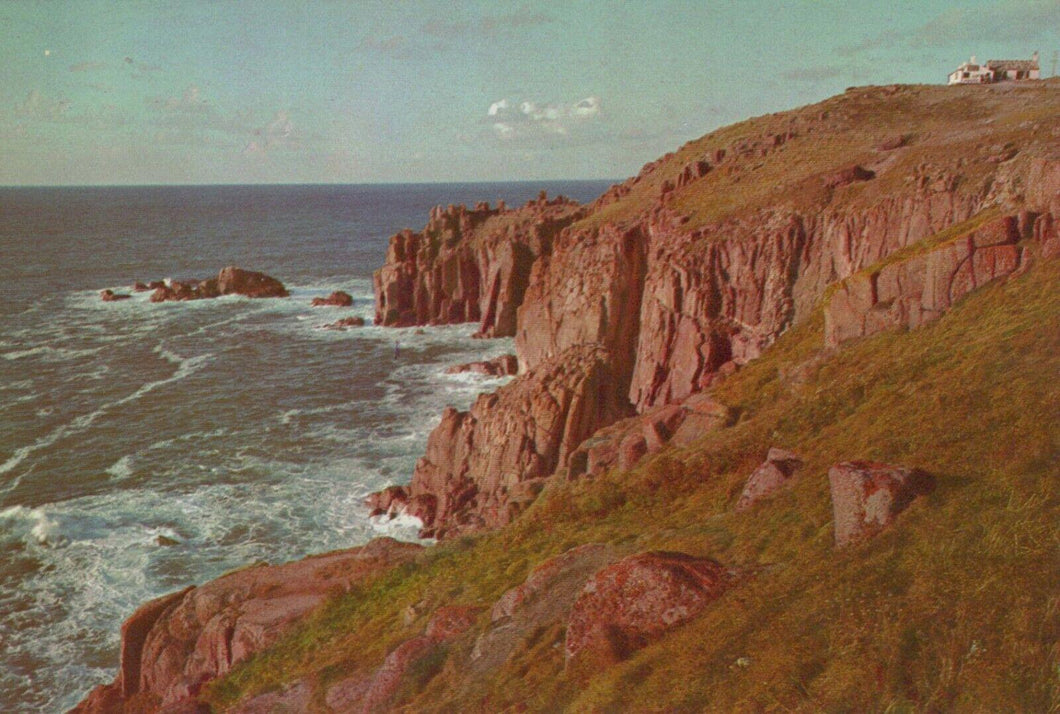Cornwall Postcard - View of Land's End RRR445