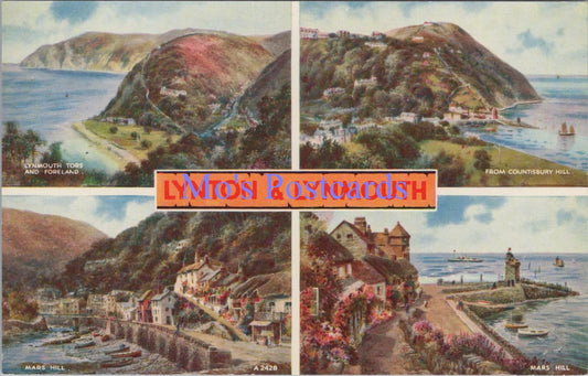 Devon Postcard - Lynton and Lynmouth, Art Colour   DC2040