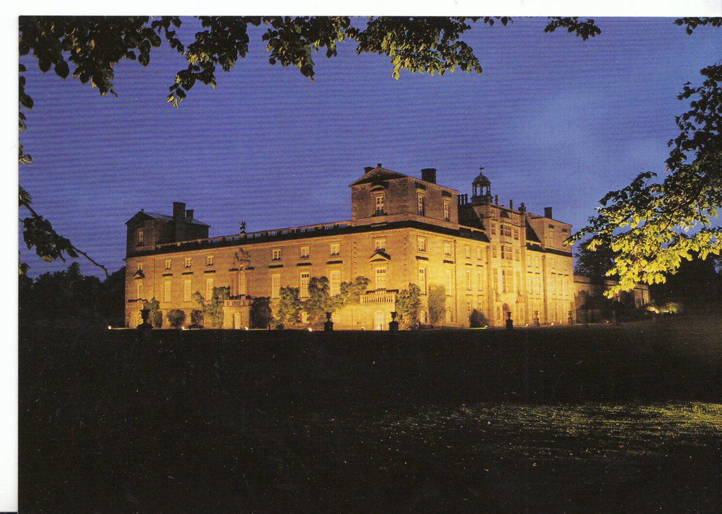 Wiltshire Postcard: Wilton House Salisbury Illuminated Estate Night View A7959