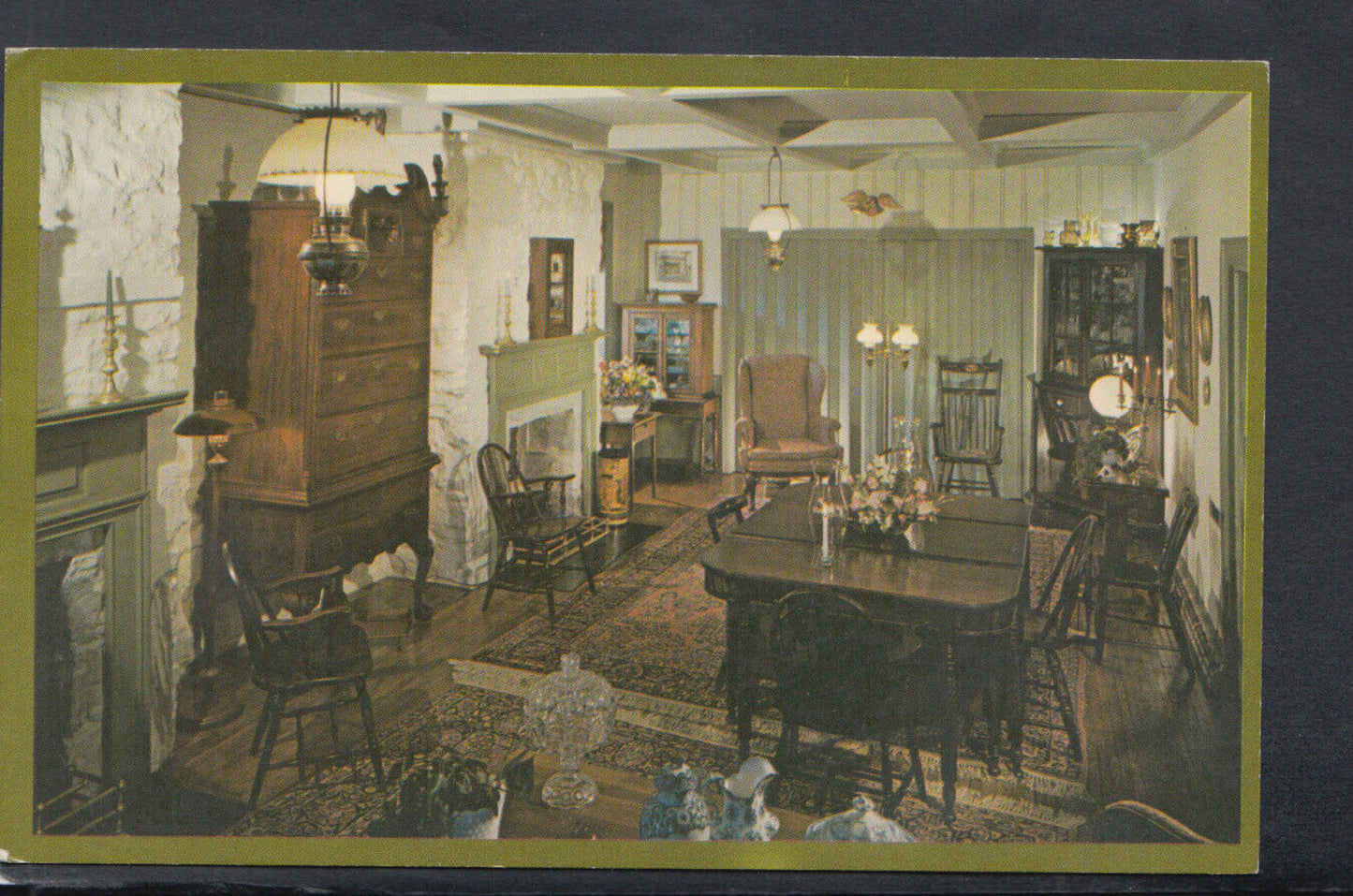 Pennsylvania Postcard:Scenery Hill Century Inn Keeping Living Room 1960s RS20180