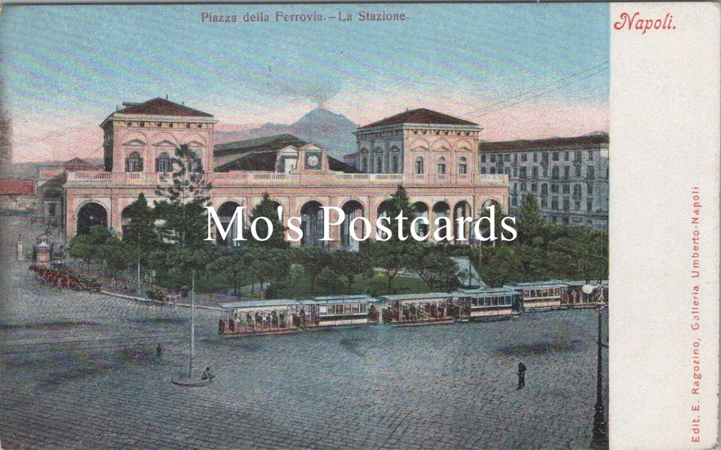 Italy Postcard - Napoli Piazza Della Ferrovia, La Stazione   RS40293