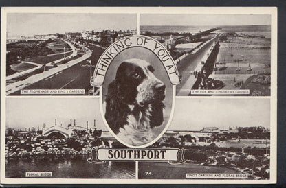 Lancashire Postcard - Thinking of You at Southport   RS11626