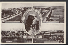 Load image into Gallery viewer, Lancashire Postcard - Thinking of You at Southport   RS11626
