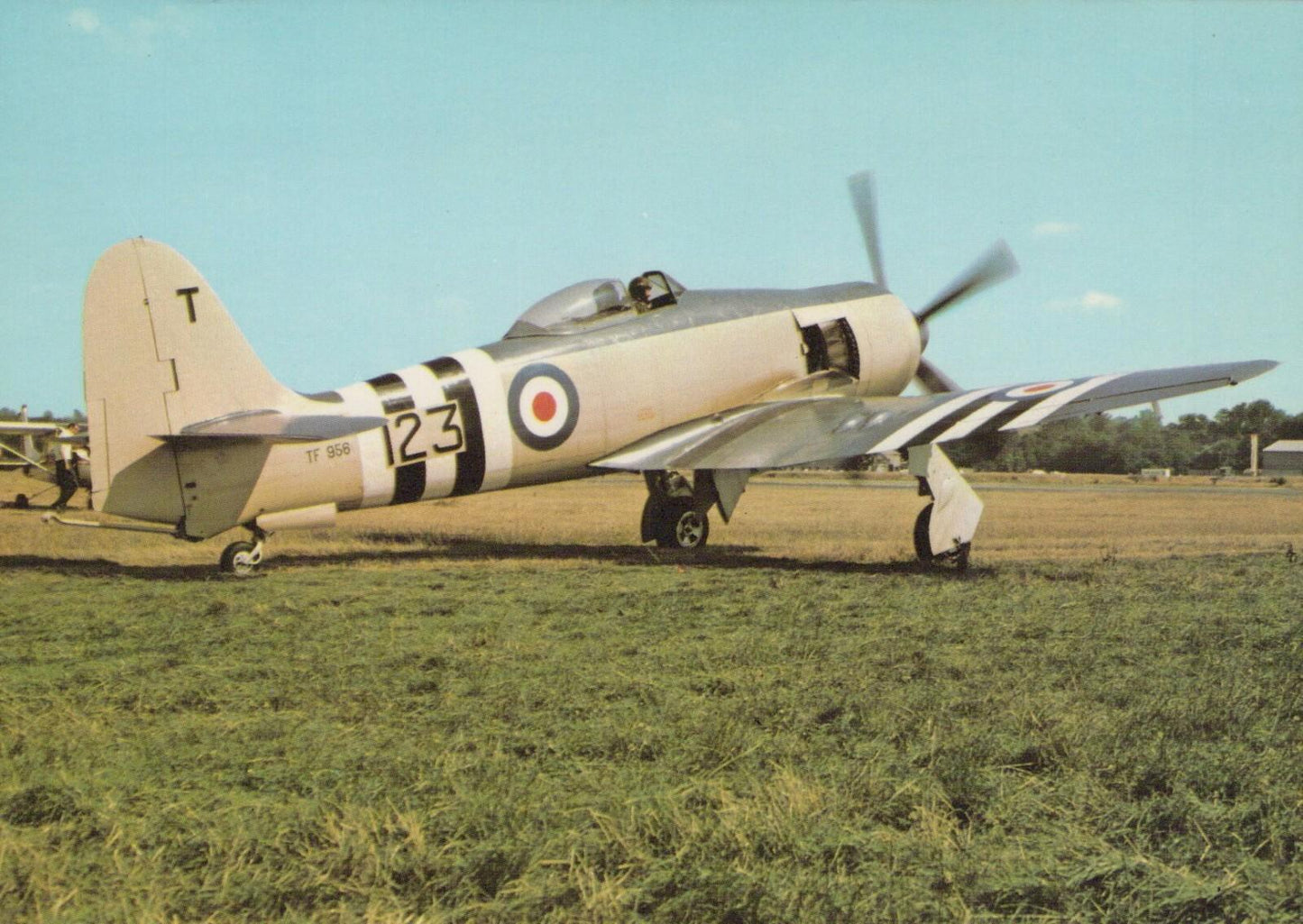 Military Aviation Postcard - Hawker Sea Fury FB 11 Aeroplane RR9823