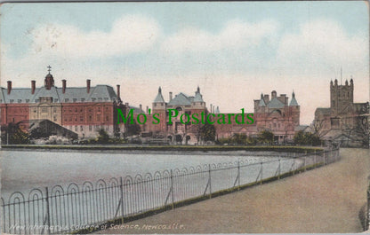 Northumberland Postcard - Newcastle, New Infirmary & College of Science DC2619