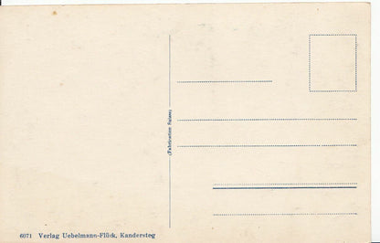 Switzerland Postcard: Kandersteg Mit Doldenhorner Fisistocke & Altels M43