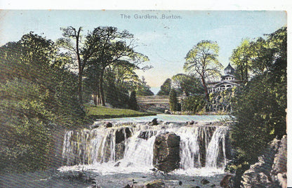 Derbyshire Postcard: The Gardens, Buxton A7229