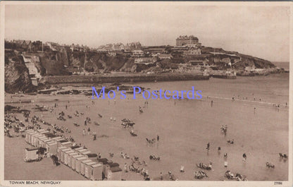 Cornwall Postcard - Newquay, Towan Beach  DC1813