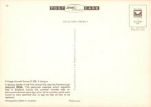 Load image into Gallery viewer, Military Aviation Postcard - Vintage Aircraft, The SE5A Aeroplane RR9768
