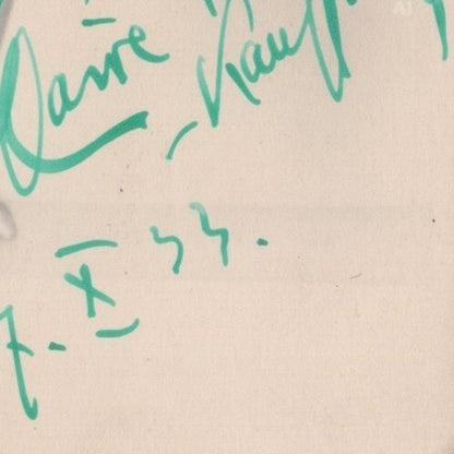Theatrical Postcard - Claire Fuchs, German Actress & Singer, Signed  RS40482