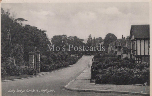 London Postcard - Holly Lodge Gardens, Highgate   XT89