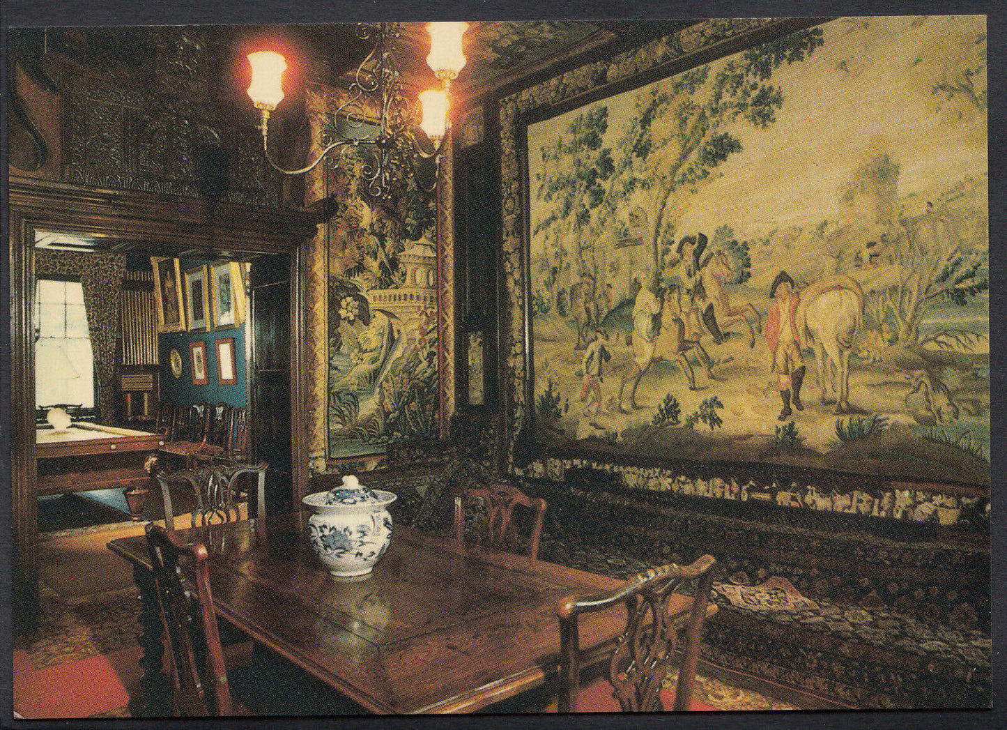Channel Islands Postcard - Hauteville House, Guernsey - The Tapestry Room  WC257