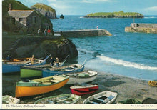Load image into Gallery viewer, Cornwall Postcard - The Harbour, Mullion   AB240
