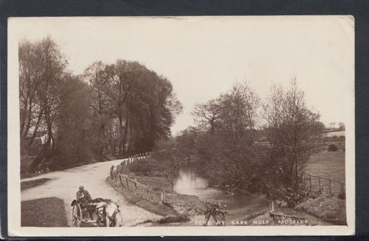 Warwickshire Postcard: Ford At Sare Hole Moseley Birmingham 1912  T2650