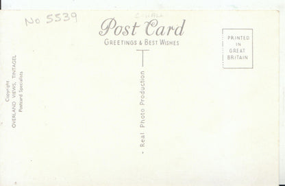 Cornwall Postcard: Land's End Multi View Coastal Cliffs Sennen Church RPPC  9032A