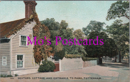 London Postcard - Tottenham, Sexton's Cottage and Entrance To Park  RS39238