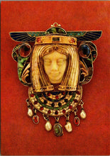 Load image into Gallery viewer, V &amp; A Museum Postcard - Brooch Pendant, Daughter of Pharaoh  RRR1272
