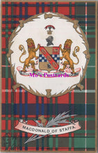 Load image into Gallery viewer, Heraldic Postcard - Scottish Heraldry, MacDonald of Staffa   HM238
