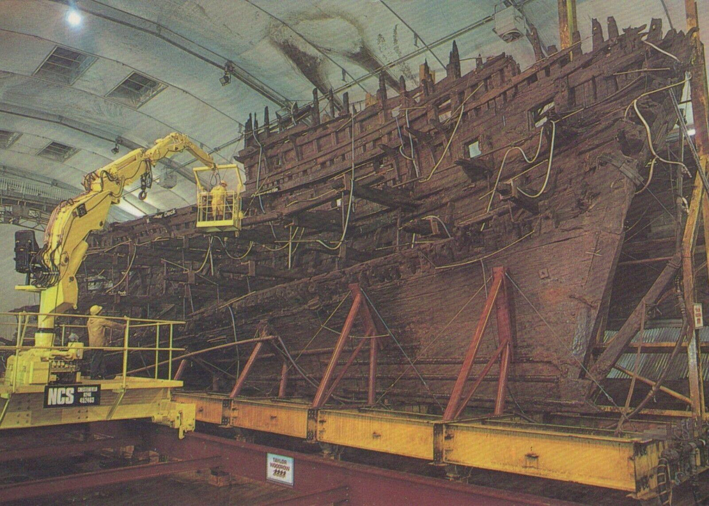 Military Shipping Postcard - The Mary Rose, Portsmouth Dockyard  RRR88