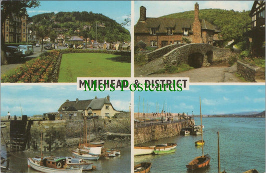 Somerset Postcard - Minehead and District, Porlock Weir, Allerford RS31039