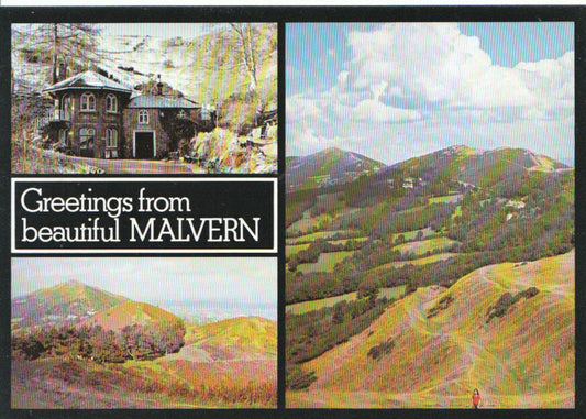 Worcestershire Postcard - The Malvern Hills Throughout The Seasons  13872A
