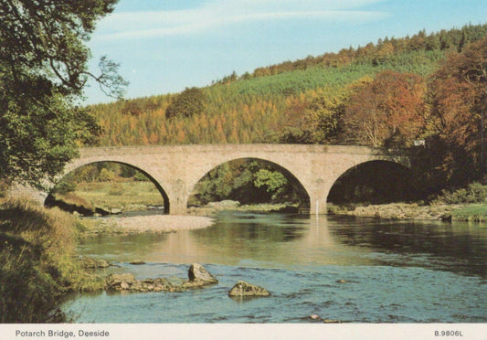 Scotland Postcard - Potarch Bridge, Deeside      RRR51