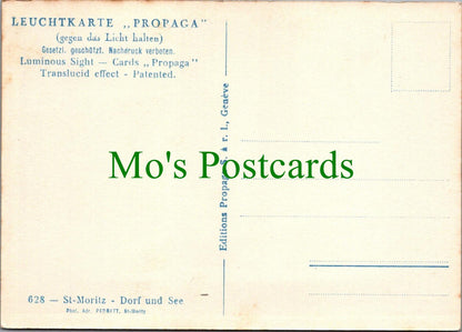 Switzerland Postcard - St Moritz - See Und Bad - Engadin Valley   Ref.RR14849