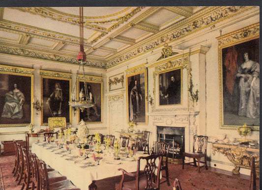 Bedfordshire Postcard - Woburn Abbey, The State Dining Room  WC41