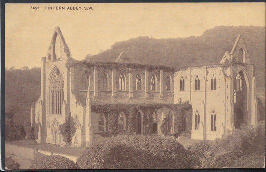 Wales Postcard - Tintern Abbey, Monmouthshire RS11401