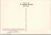 Load image into Gallery viewer, London Postcard -  Aerial View of The River Thames at Westminster  RR23197
