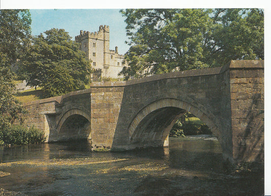 Derbyshire Postcard - Haddon Hall From The River Wye   EB101