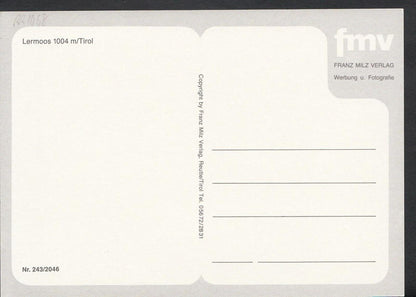 Austria Postcard - Lermoos 1004m / Tirol - Zugspitz Gebiet  RR1068