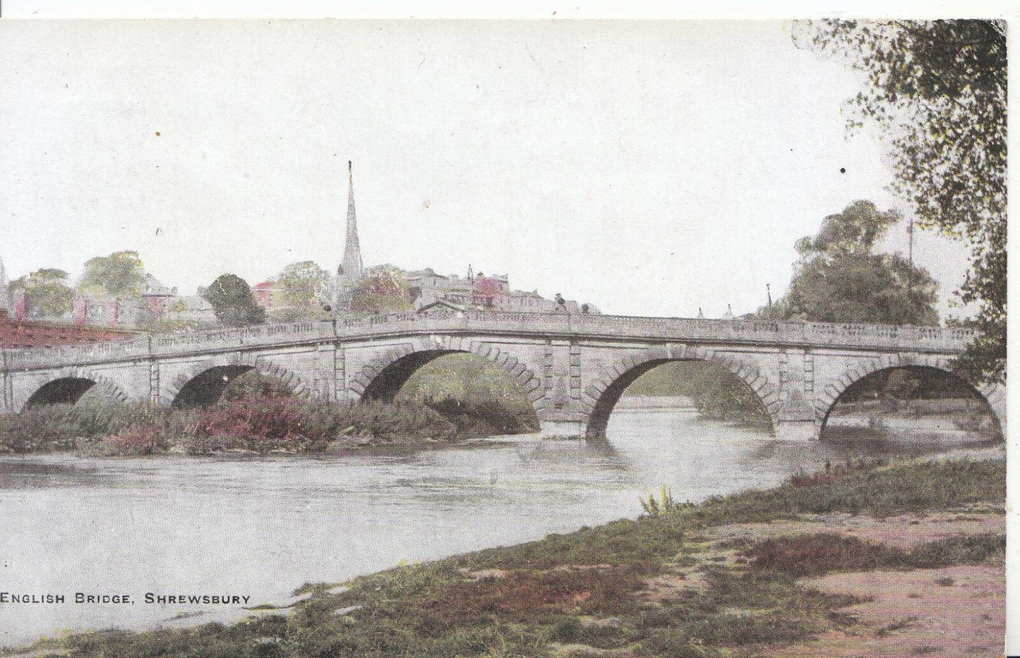 Shropshire Postcard - English Bridge, Shrewsbury   ZZ4421